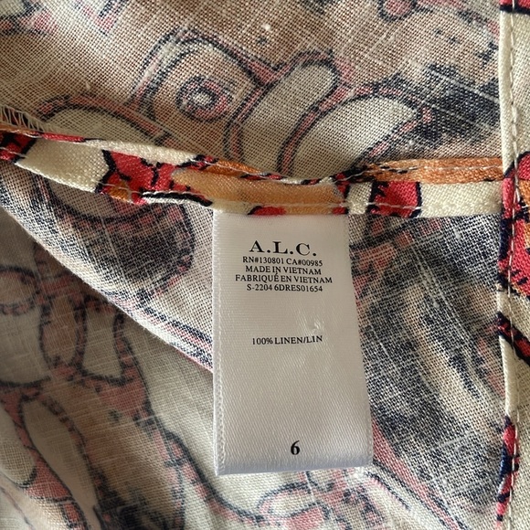 A.L.C. Salina Linen Mini Dress - Picture 9 of 9